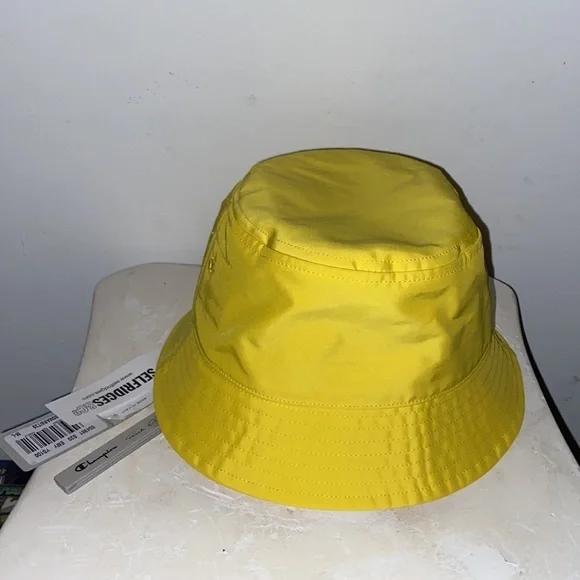 Rick Owens x Champion Yellow Nylon Bucket ? hat Men’s Large​​​​​ Rick Owens x Champion Yellow Nylon Bucket ? hat Men main image 2